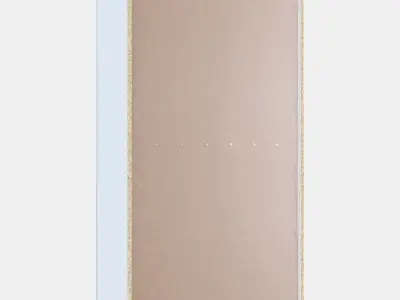 BILLY Bookcase with doors Low-poly 3D model