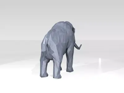 Mammoth Low Poligonal 3D model