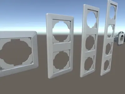 Electrical Installation PBR Low-poly 3D model