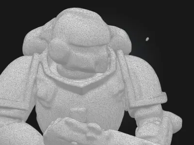 Doom Slayer  Highly Detailed 3D Printable Battle Figurine 3D print model