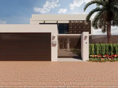 Urban House Concept 3D model