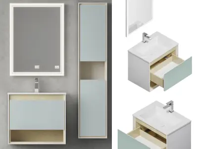 Jorno Glass 65-80-100-120 and Pencil case 3D model