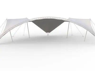 Event tent 3D model