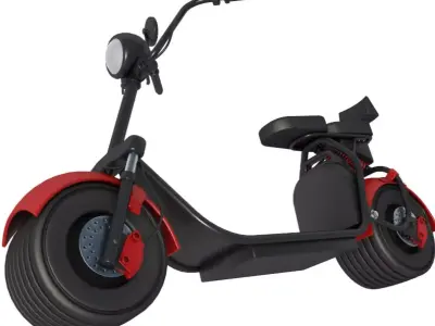 Electric City Scooter 3D model
