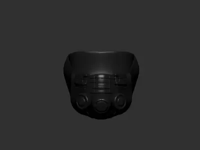 helmet high poly sculpt 3d printable  3D model 82