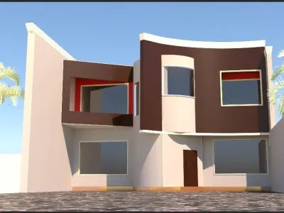 exterior house architectural building  3D model
