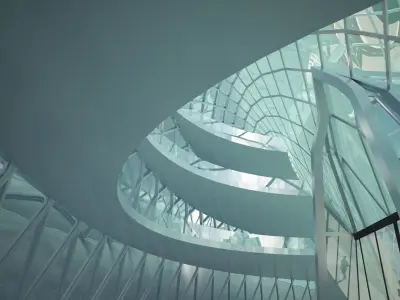 Moon and star building consept 3D model