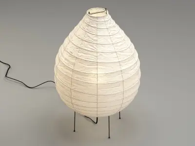 Akari 22N Lamp by Isamu Noguchi 3D model