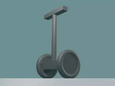 Low Poly Segway 3D model