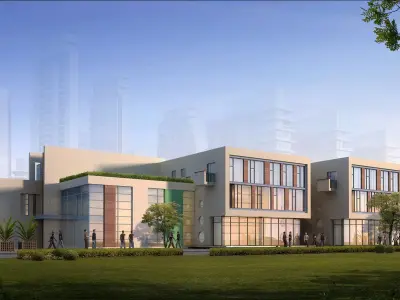 3Dmax fashion city commercial square building 412 3D model