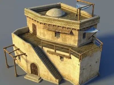 Oriental house 3D model