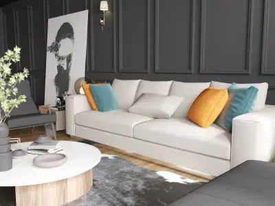 Living Room 3D model