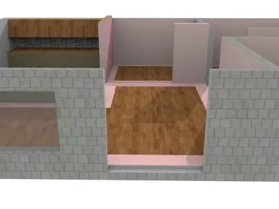 3d floor plan of room 3D print model