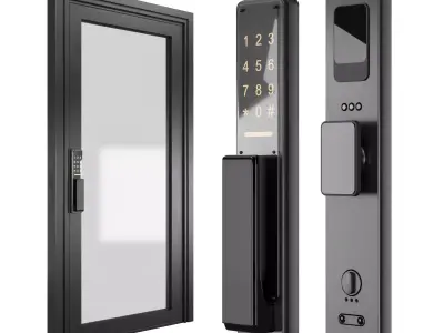 Interior Door - Smart 3D model