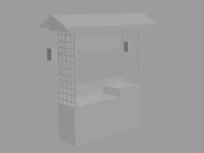 Food Stand 3D model