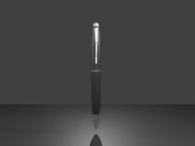 Ink Pen Low-poly 3D model