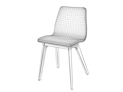 Morph modern dining chairs - 3D model