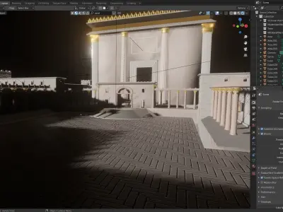 Herods Second Temple 3D model