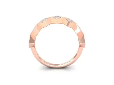 Light Weight Diamond Ring 3d Model and Render  3D print model shop