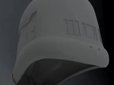 OLD VERSION Death Trooper Helmet 3D print model