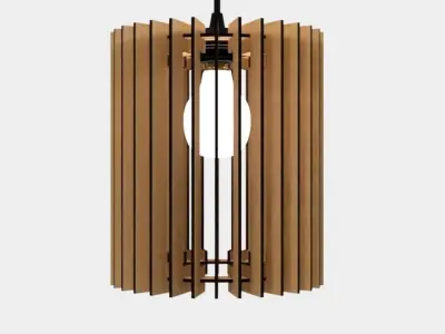 CEILING LIGHT LAMP 3D PRINT AND LASER CUT FILES MODEL 1 3D print model