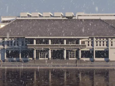 Museum building-Museum complex 3D model
