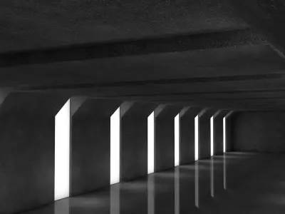 Sci Fi Tunnel 3D model 41
