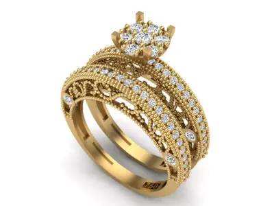 Jewelry ring 329 3D print model purchase