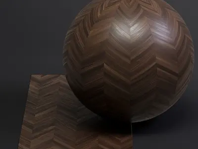 Parquet vol02 French Chevron 8K Seamless PBR Materials Texture