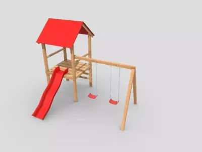 Playground Free low-poly 3D model