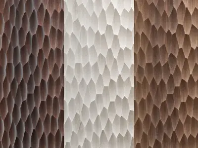 Decor wood Panel 92  3D model