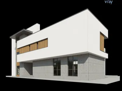 Modern Villa Design 019 3D model
