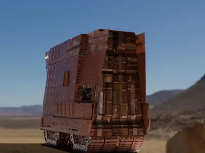 star wars sandcrawler  3D model