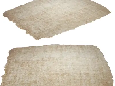  Altelier fern Carpet Low-poly 3D model