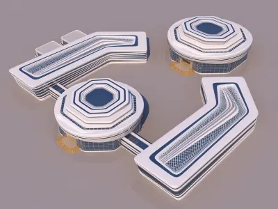 0116 - Modern Building 3D model