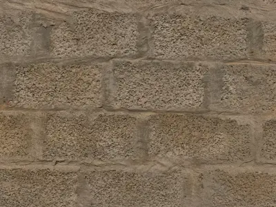 Rough Concrete Block Wall Texture