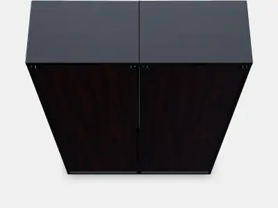 BESTA Storage combination w glass doors 2 Low-poly 3D model