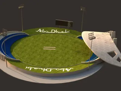 Abu Dhabi Stadium 3D model
