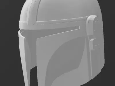 The Mandalorian Helmet 3D print model