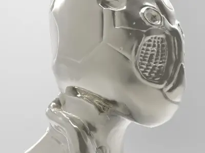 Robot Head 3D model