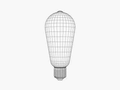 Industrial Light Bulb 3D model