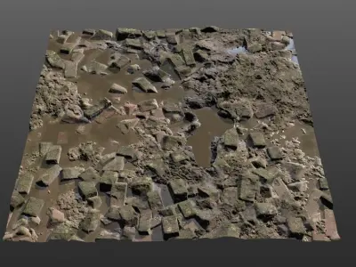 Rubble Pbr Textures  Texture