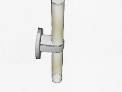Rigdon Double Tube Wall Sconce 3D model