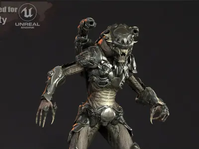 Wasteland Reaper 2 Low-poly 3D model