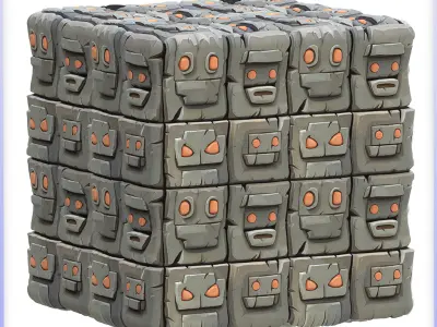  Stylized Wall Seamless Texture Texture 12