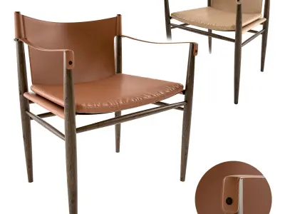 Trussardi Casa Saddle Chair 3D model