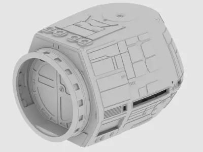Star Trek TravelPod model kit 3D print model