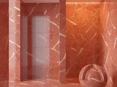 Marble wall 124 3D model