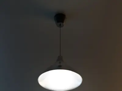 Modern Hanging Lamp Low-poly 3D model
