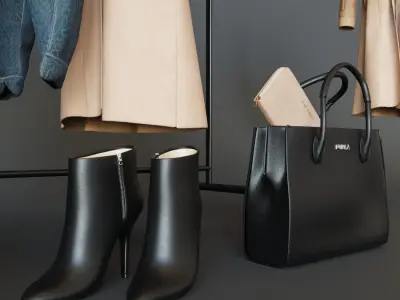 Ikea MULIG MULIG Floor hanger 3D model